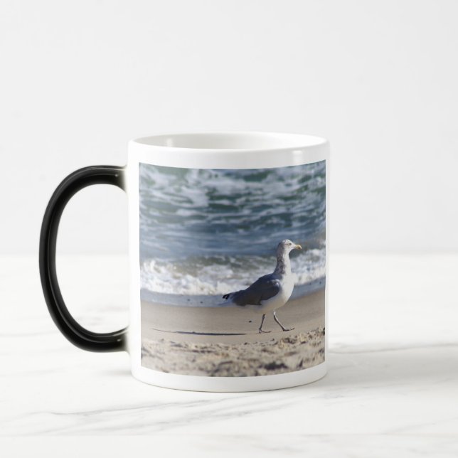 Seagull auf der Beach Tasse (Links)