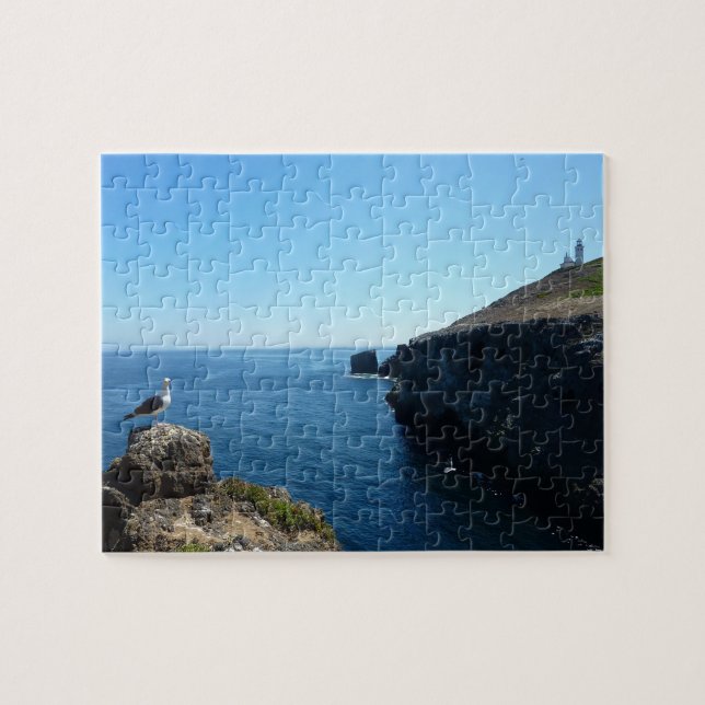 Seagull auf der Insel Anacapa auf den Kanalinseln Puzzle (Horizontal)