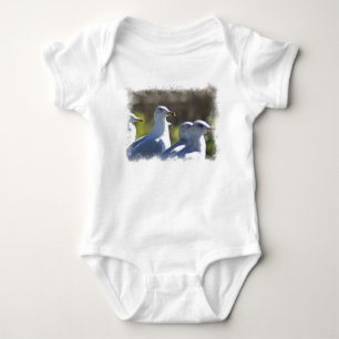 Seagull auf der Schiene Baby Strampler