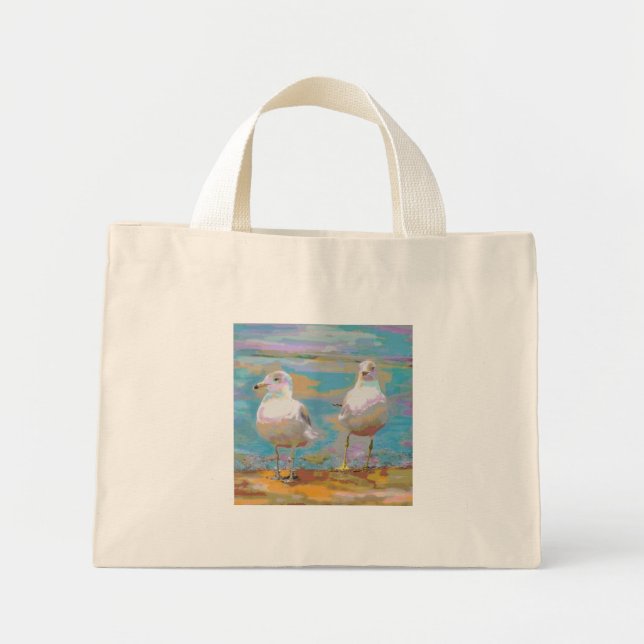 Seagull Beach Bag Mini Stoffbeutel (Vorne)