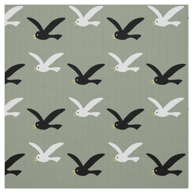 Seagull & Blackbird Stoff (Muster)