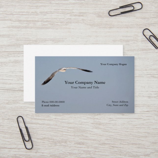 Seagull Business Card Visitenkarte (Vorderseite/Rückseite Beispiel)