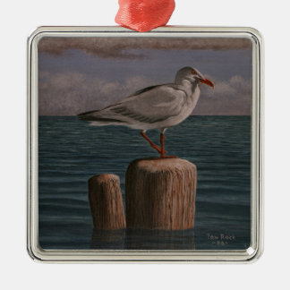 Seagull by Tom Rock Metal Ornament Aus Metall