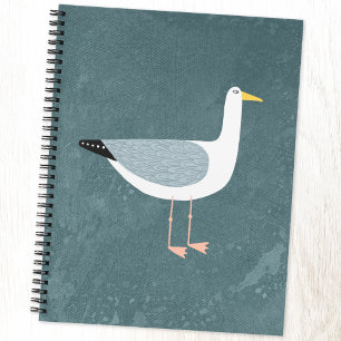 Seagull Coastal Bird Fun Notizbuch