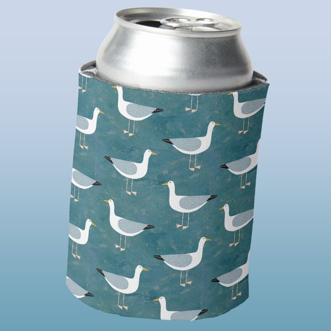 Seagull Coastal Dosenkühler (Seagulls coastal can cooler for your beach house)