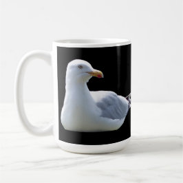 Seagull-Down-Sonnenbäder Hinzufügen Text-Tasse Kaffeetasse
