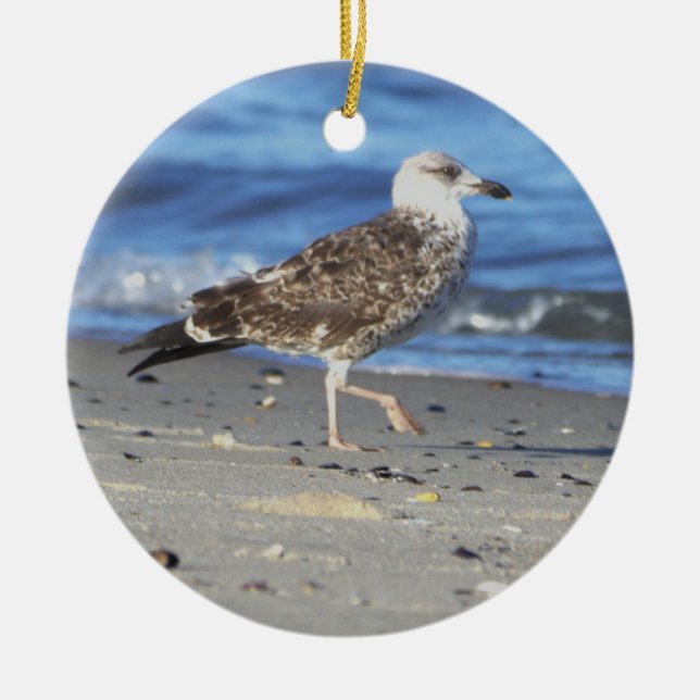 Seagull Foto Ornament (Vorne)