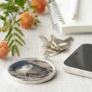 Seagull genießt die Sonnensommerfotografie Schlüsselanhänger