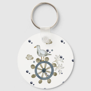 Seagull Hitching a Ride Schlüsselanhänger