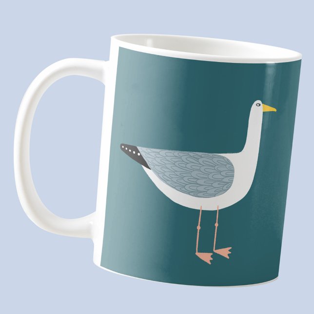 Seagull Kaffeetasse (Fun Seagull bird coffee mug)