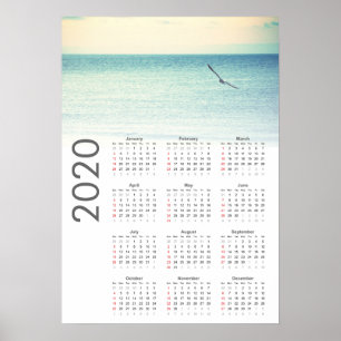 Seagull-Kalender 2020-Poster Poster