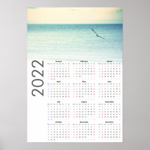 Seagull Kalender 2022 Poster - Sonntag erster