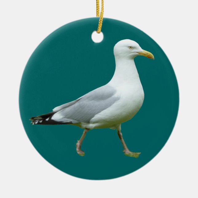 Seagull Keramik Ornament (Vorne)