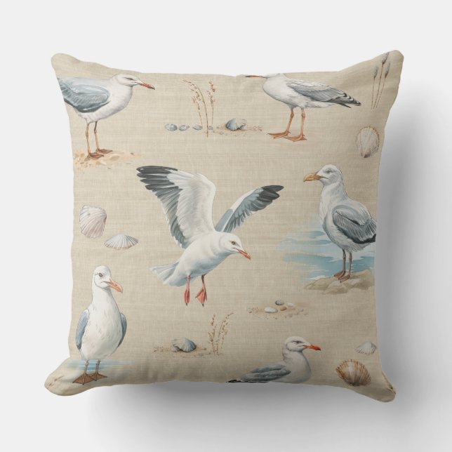 Seagull-Kissen Kissen (Vorderseite)