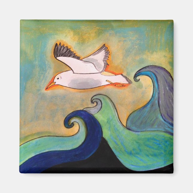 Seagull-Magnet Magnet (Vorne)