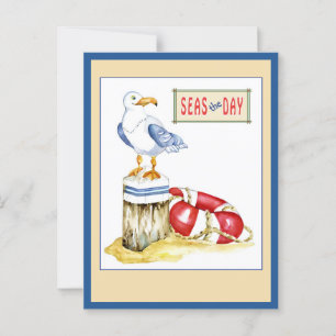 Seagull Nautical Anytime Card Postkarte