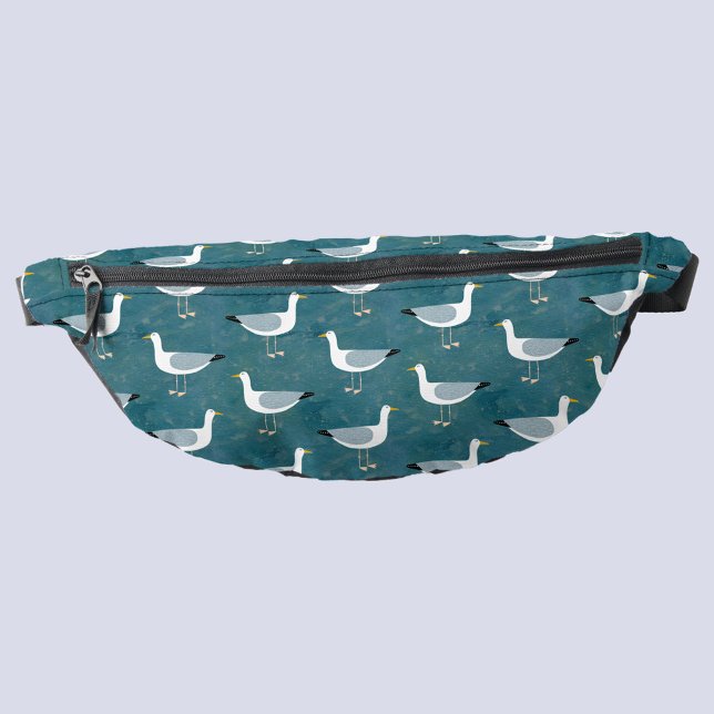Seagull Nautical Bauchtasche (Seagull bird pattern fanny pack)