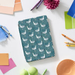 Seagull Nautical iPad Pro Cover<br><div class="desc">Niedliches und lustiges Seagull-Vogelmuster auf aquamarinem grünem Hintergrund. Originelle Kunst von Nic Squirrell.</div>