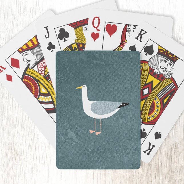 Seagull Nautical Spielkarten (Fun seagull playing cards)