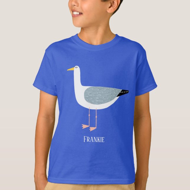 Seagull Nautical T-Shirt (Vorderseite)