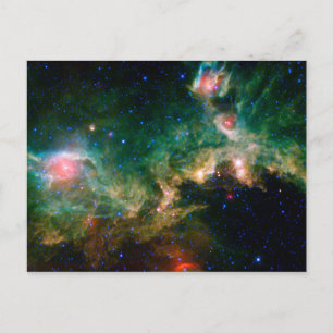 Seagull Nebula NASA Space Postkarte
