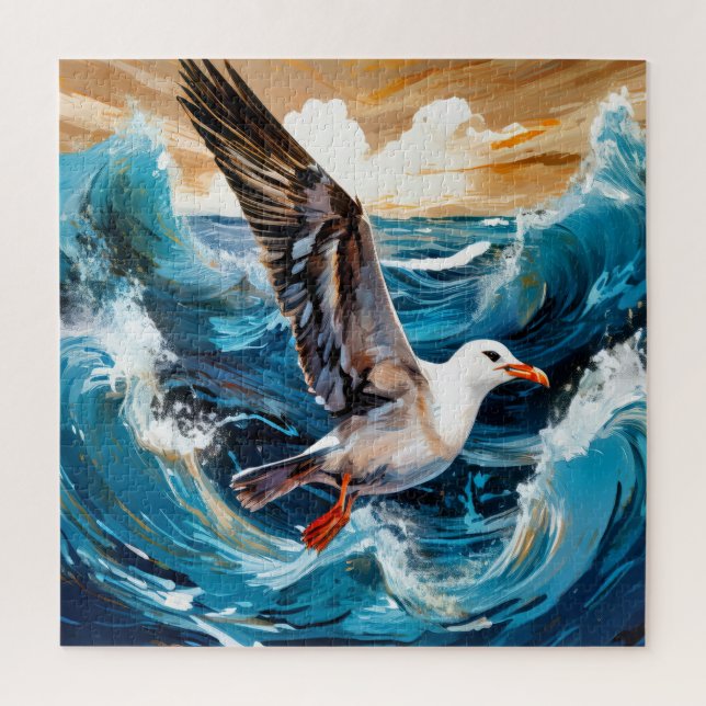 Seagull Ocean Puzzle (Vertikal)