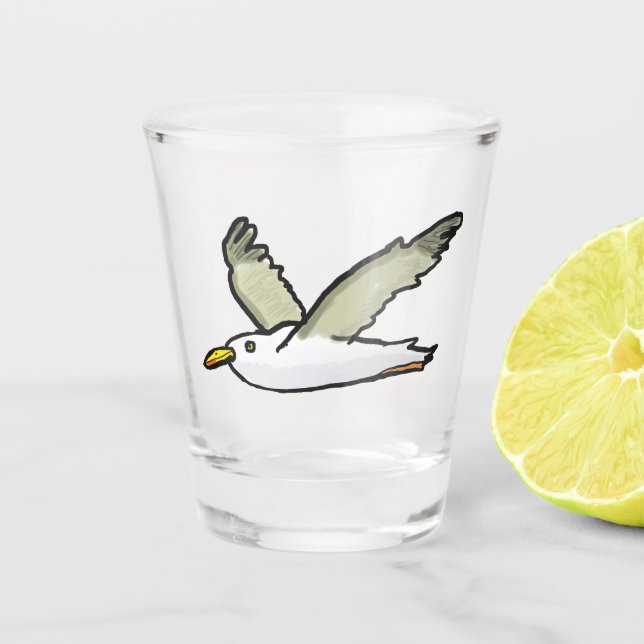 Seagull Schnapsglas (Vorderseite)