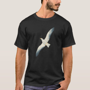 Seagull Seabird Bird Wings Wide Open Cool W T-Shirt
