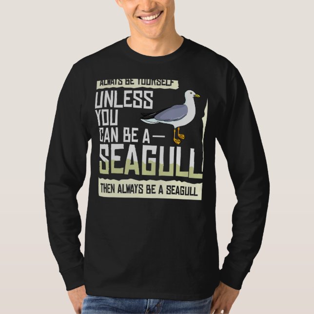 Seagull Seevögel T-Shirt (Vorderseite)