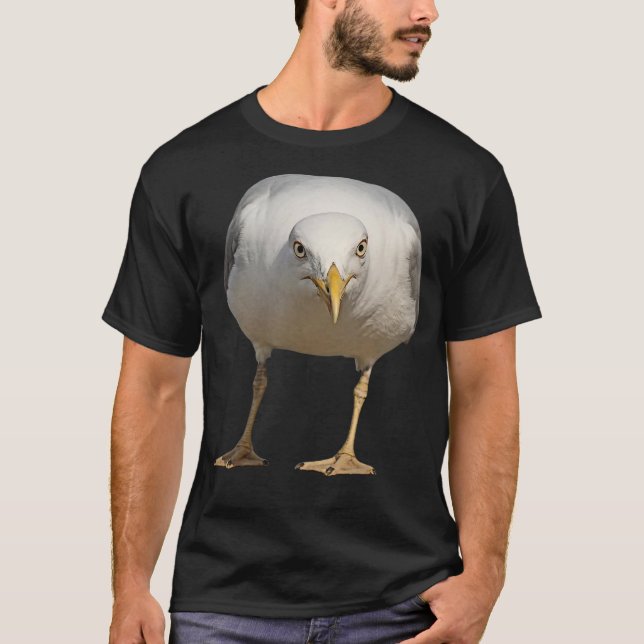 Seagull Staring T-Shirt (Vorderseite)
