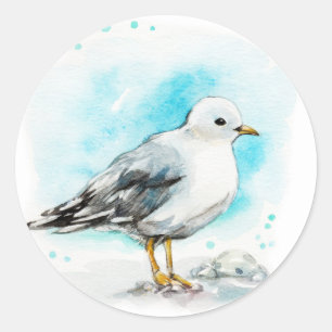 Seagull-Studie 1 Runder Aufkleber