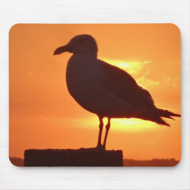 Seagull Sunset Mousepad (Vorne)