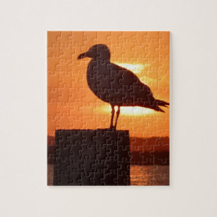 Seagull Sunset Puzzle