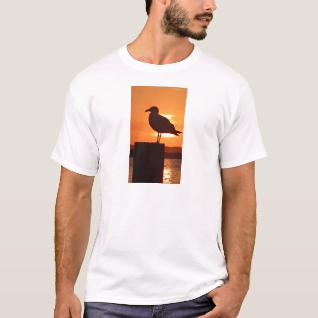 Seagull Sunset T-Shirt (Vorderseite)