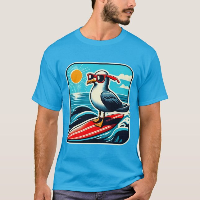 SEAGULL-SURF IST AUF 2 T-Shirt (Vorderseite)