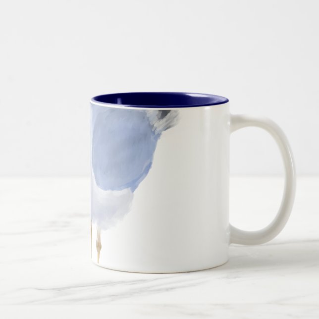 Seagull-Tasse Zweifarbige Tasse (Rechts)