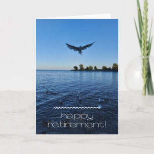 Seagull über die Lago Retirement Card Karte