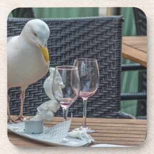 Seagull- und leere Untersetzer aus hartem Kunststo