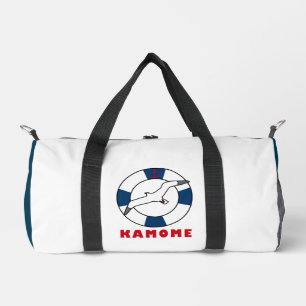Seagull und Swim Ring Blue Duffle Bag