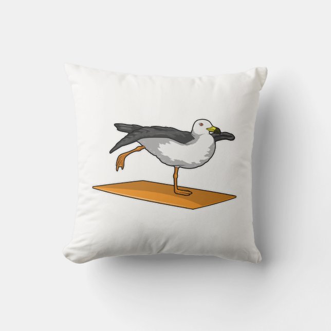 Seagull Yoga Mediation Fitness Kissen (Vorderseite)