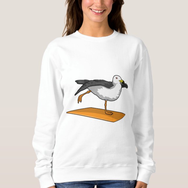 Seagull Yoga Mediation Fitness Sweatshirt (Vorderseite)
