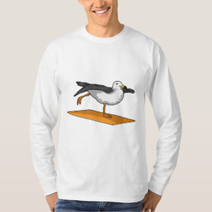 Seagull Yoga Mediation Fitness T-Shirt