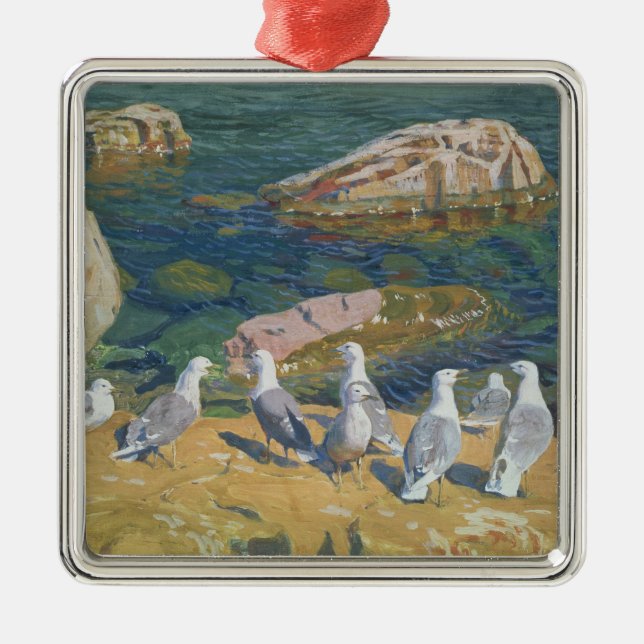 Seagulls, 1910 ornament aus metall (Vorne)