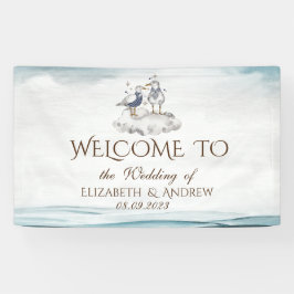 Seagulls Beach Hochzeit Banner
