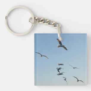Seagulls fliegen schlüsselanhänger