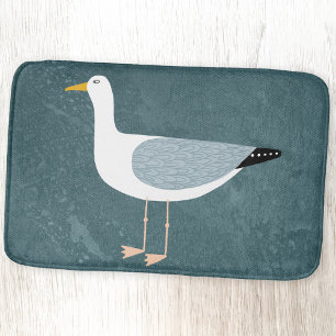 Seagulls Nautical Badematte
