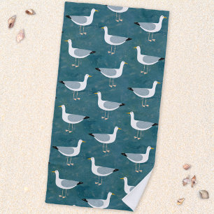 Seagulls Nautical Strandtuch