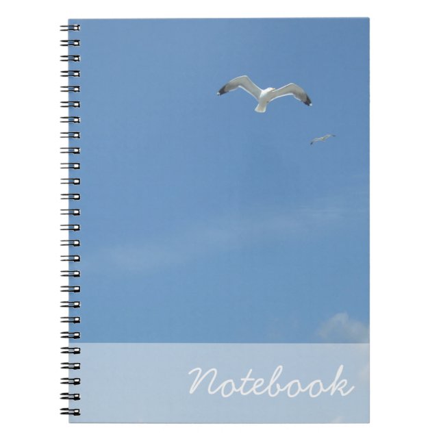 Seagulls-Notebook Notizblock (Vorderseite)