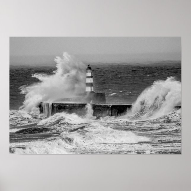 Seaham Lighthouse Poster/Print Poster (Vorne)