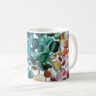 Seaham Regenbogen-Nugget-Seeglas-Tasse Kaffeetasse